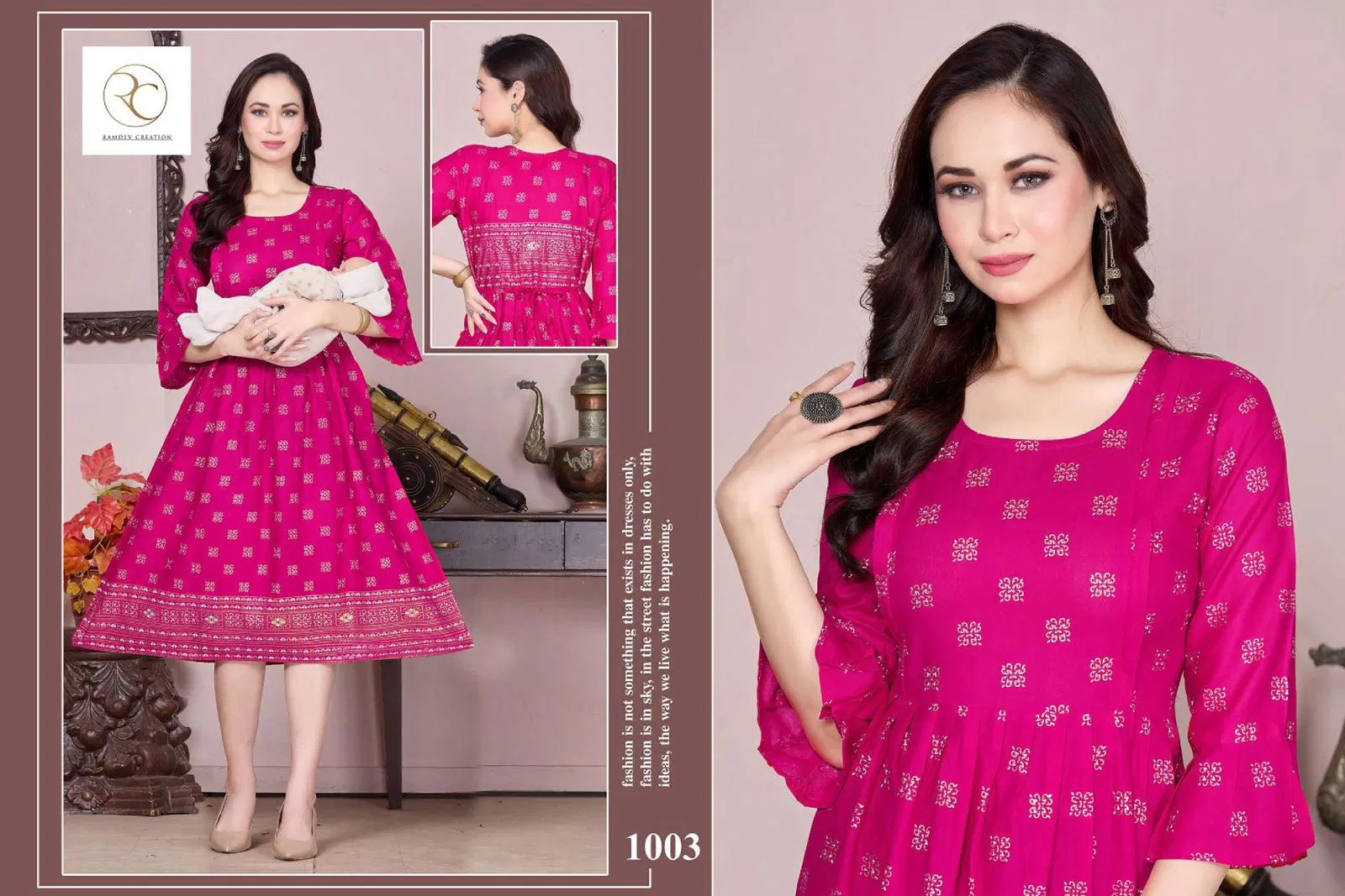 Rc Good News Vol 3 Printed Rayon Feeding Kurti Catalog
